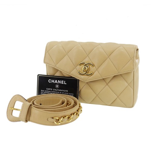 Chanel bum bag matelasse - chanel,