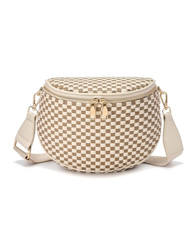Trendy woven checkered - woven,